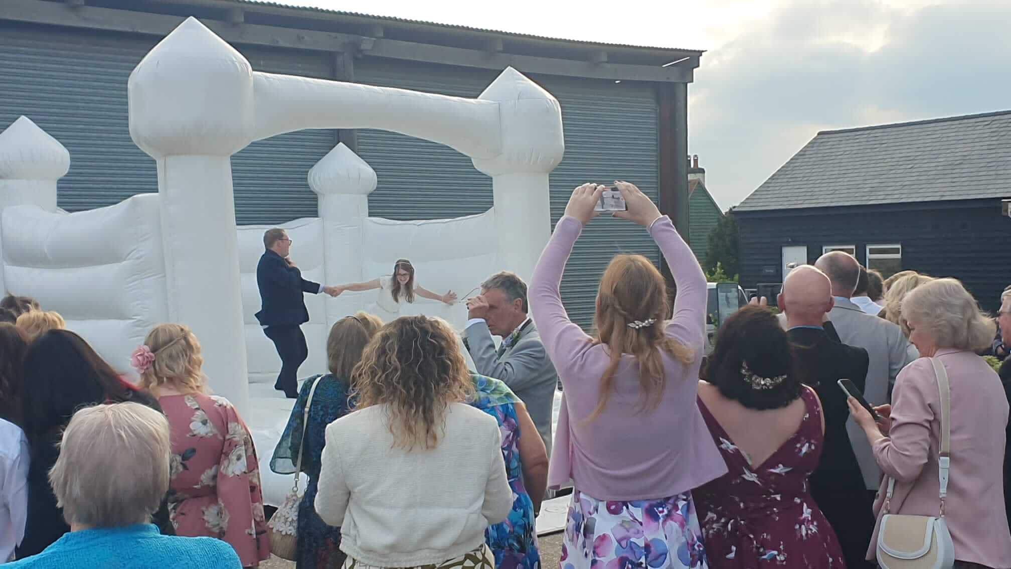 Security team at an outdoor event
