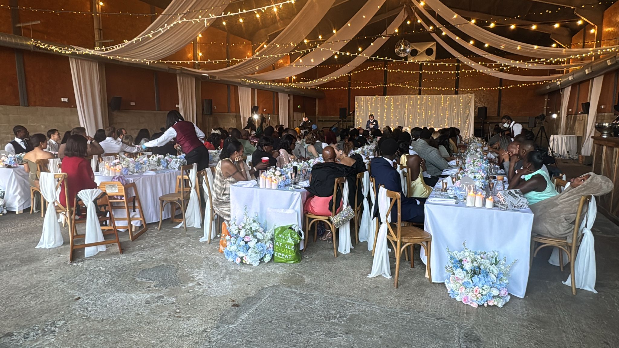 Band perfroming at a wedding party